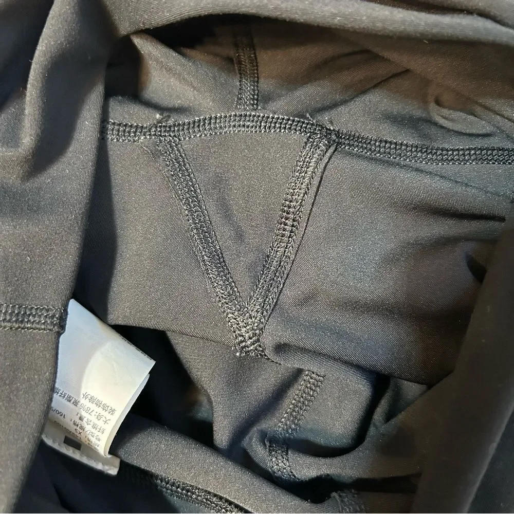 Abercrombie & Fitch YPB Black Pocket Biker Shorts Size XS Running Active Yoga
